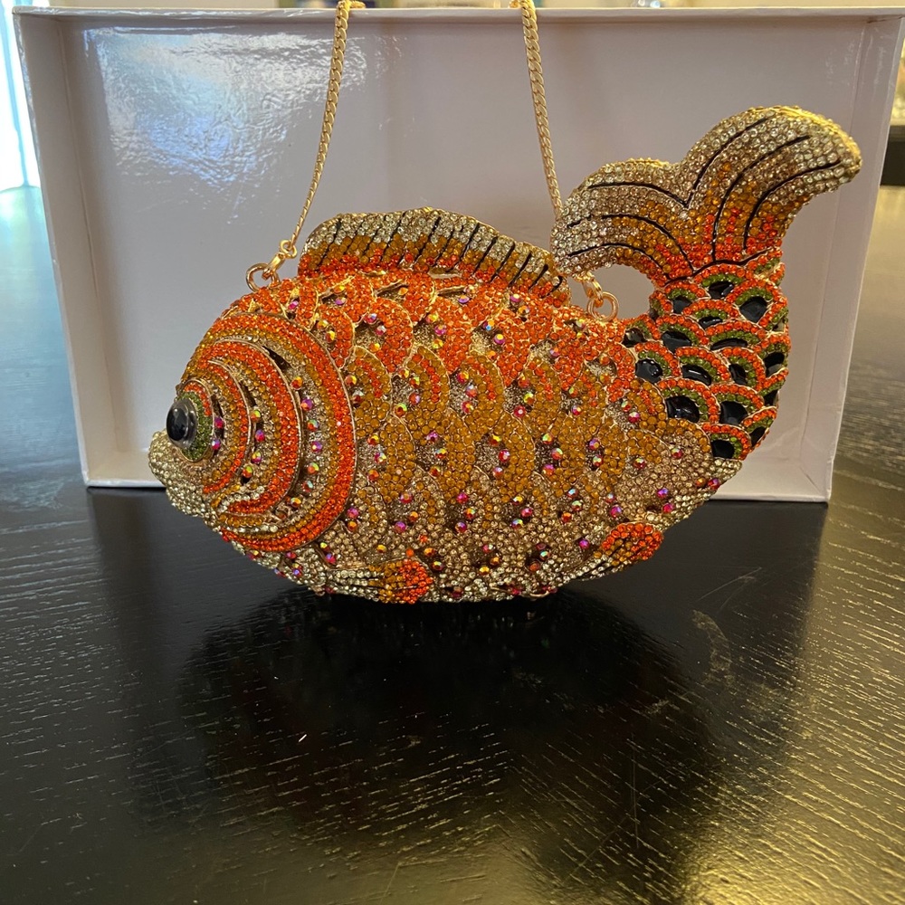 Rockwell Tharp Retired Fish Purse